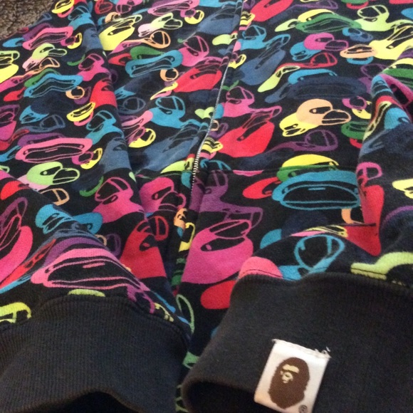 Bape Multi Color Camo Fullzip - Picture 2 of 8
